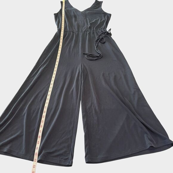 Sigrid Olsen Modal Blend Wide Leg Jumpsuit Romper Rayon Blend Size Medium Blue - Picture 13 of 14